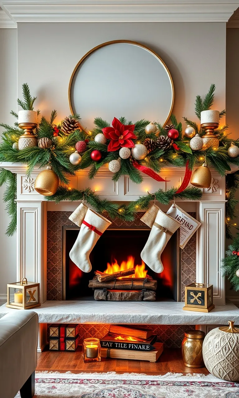5. Magical Mantel Masterpiece