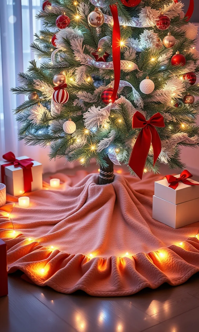2. Twinkling Tree Skirt Magic