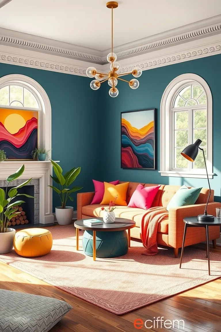 2. Color Pop Accents