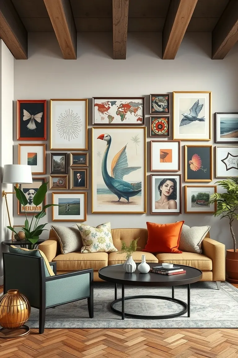 4. Maximalist Gallery Walls