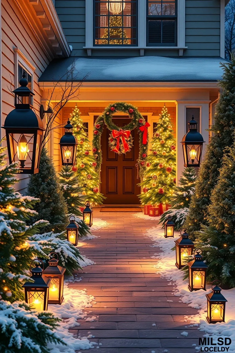 3. Twinkling Lantern Pathways