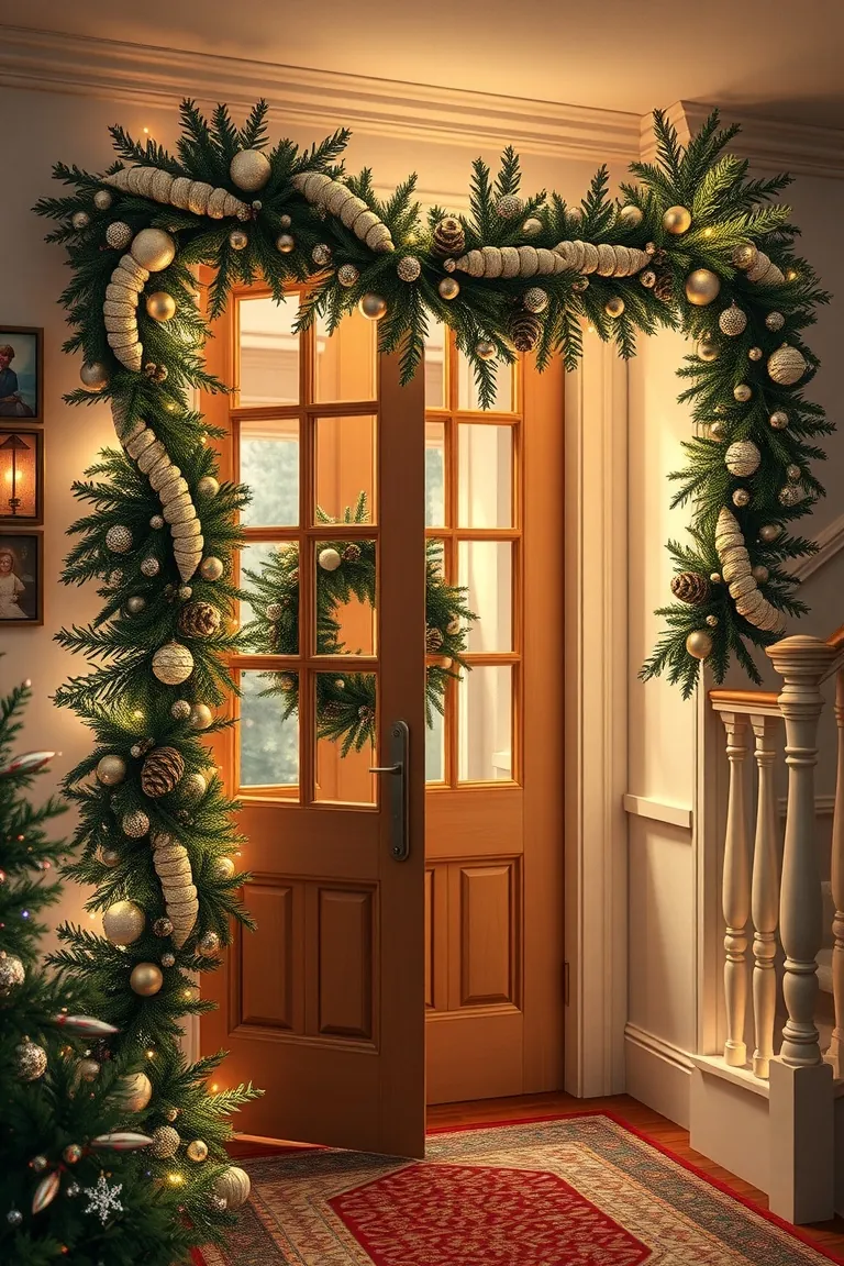6. Sparkle and Shine with a Glittering Garland