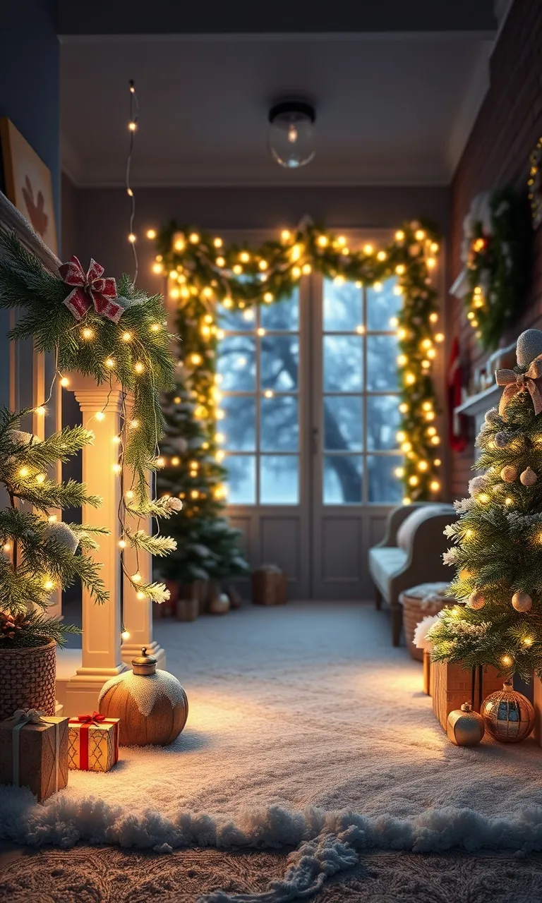 4. Frosted Fairy Lights