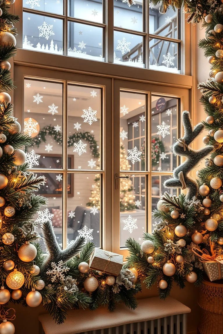 5. Whimsical Winter Wonderland Windows
