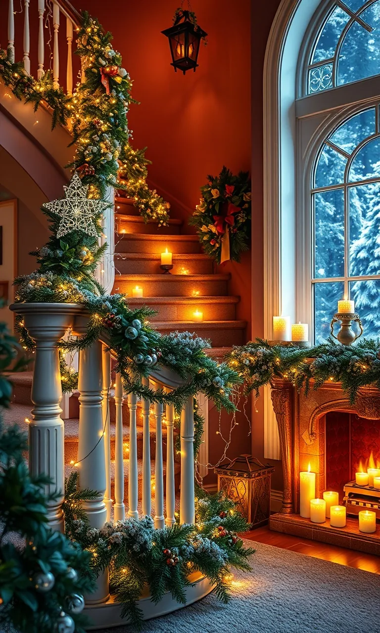 6. Twinkling Trails of Light