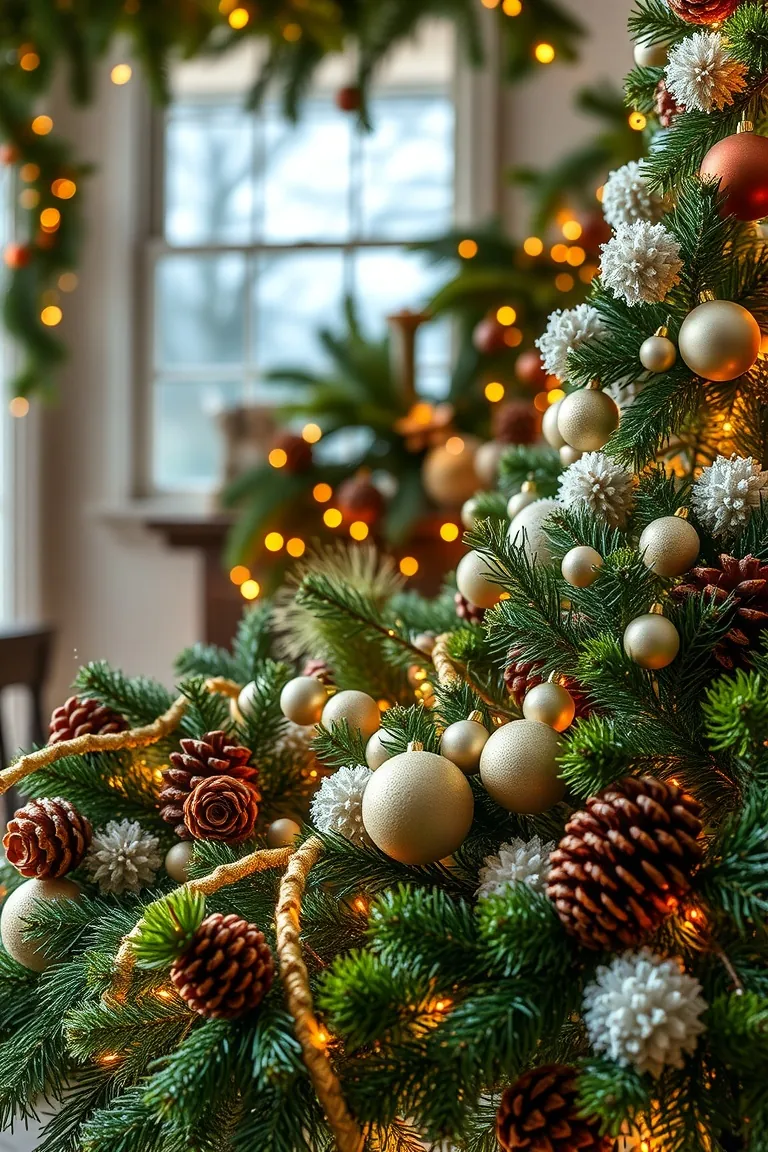 6. Festive Forest: Bringing Nature Indoors