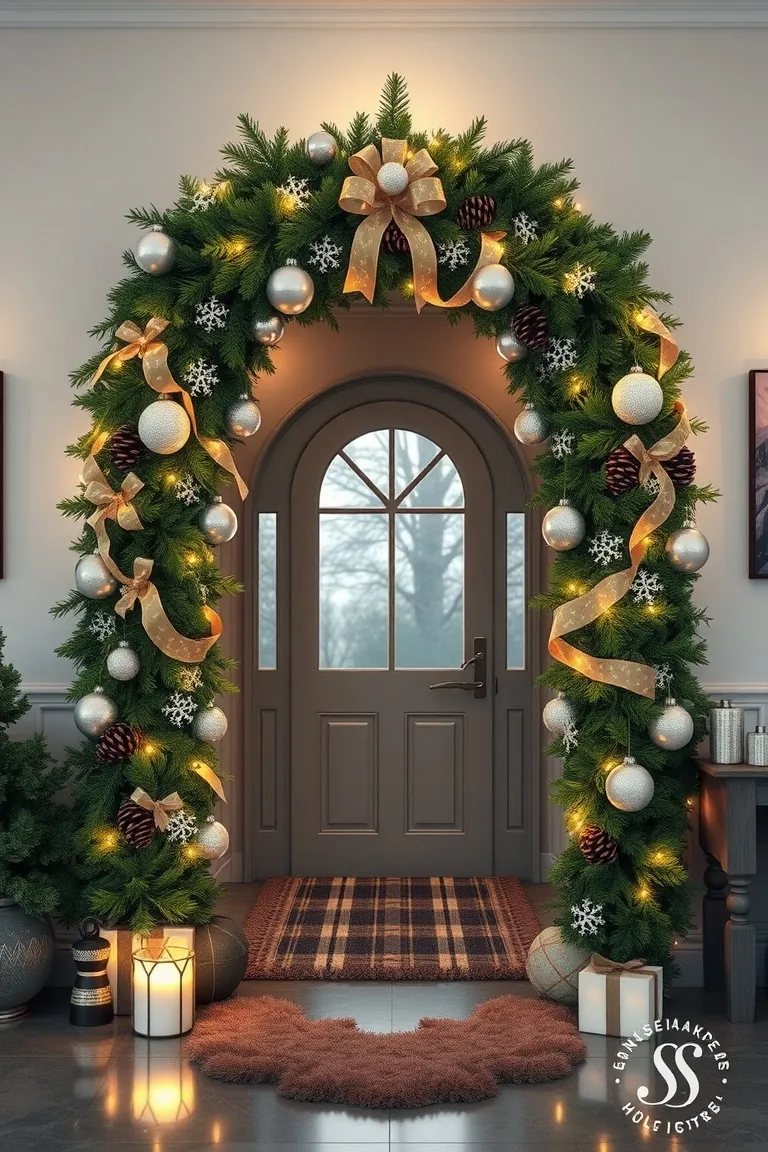 4. Enchanted Evergreen Elegance