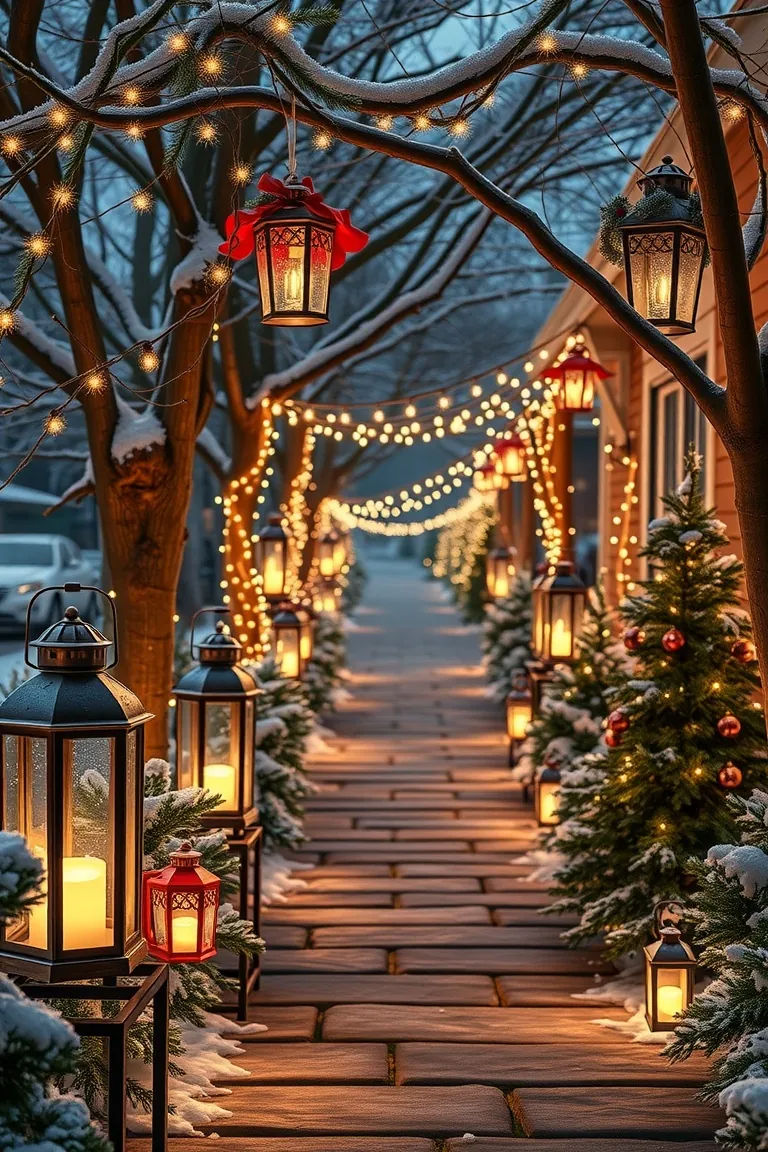 2. Twinkling Lantern Pathway