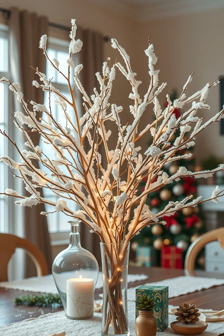 4. Sparkling Snow-Laden Branches