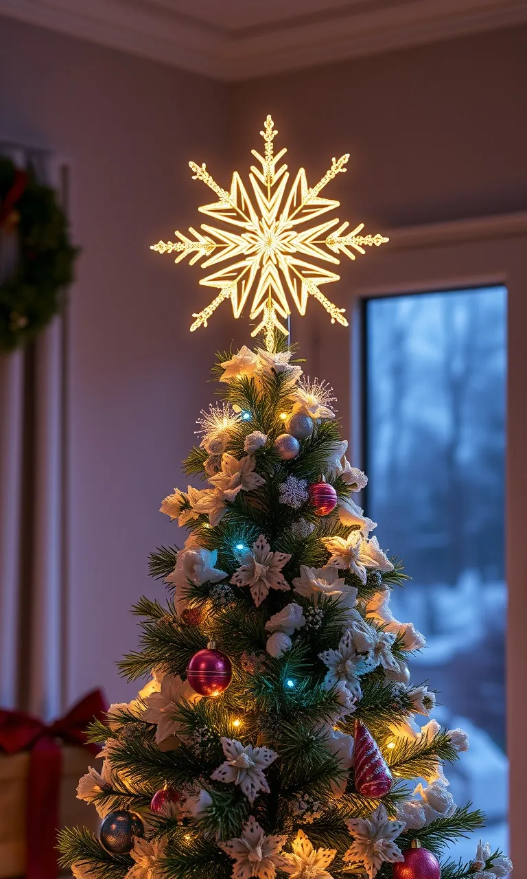 3. Twinkling Tree Topper Magic