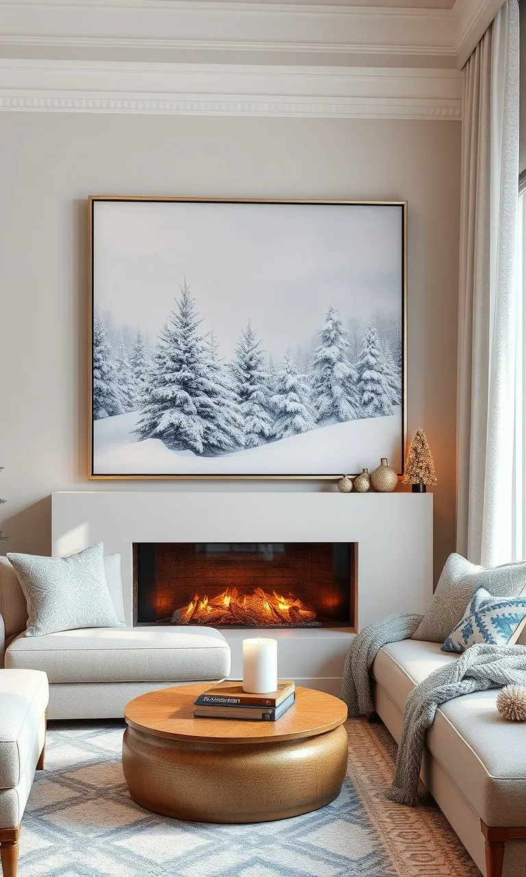 5. Winter Wonderland Wall Art