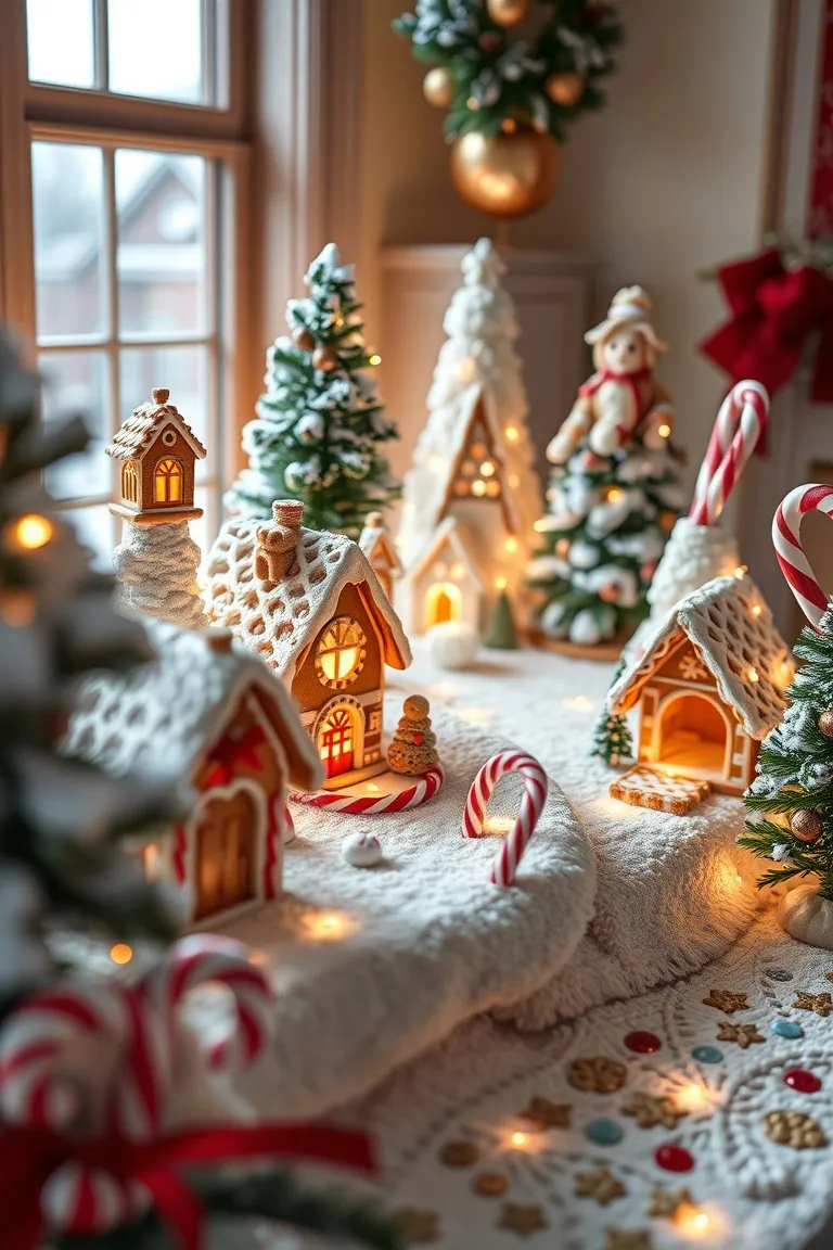 3. Glistening Gingerbread Lane