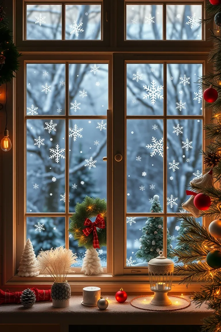 5. Winter Wonderland Window Displays