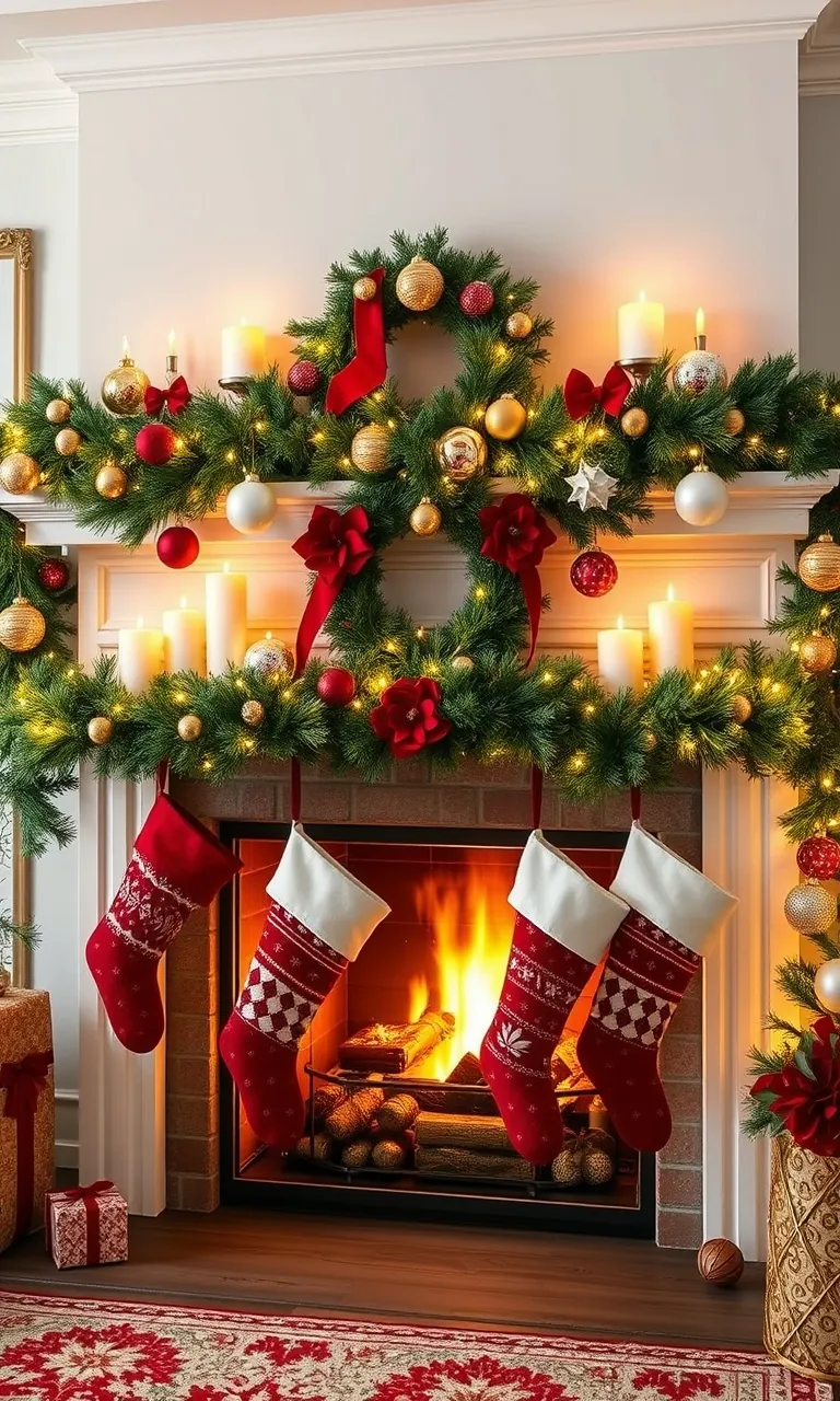 5. Merry Mantel Makeover