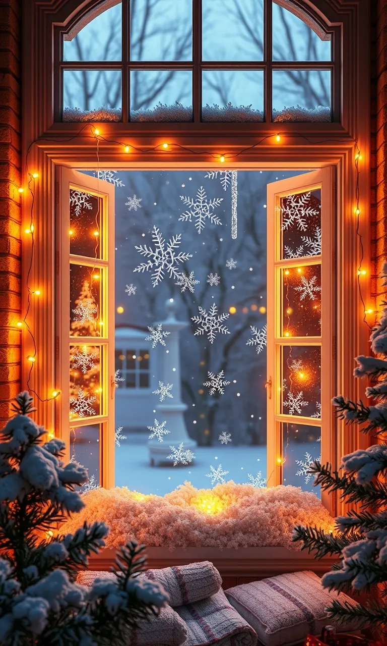 2. Twinkling Wonderland Windows