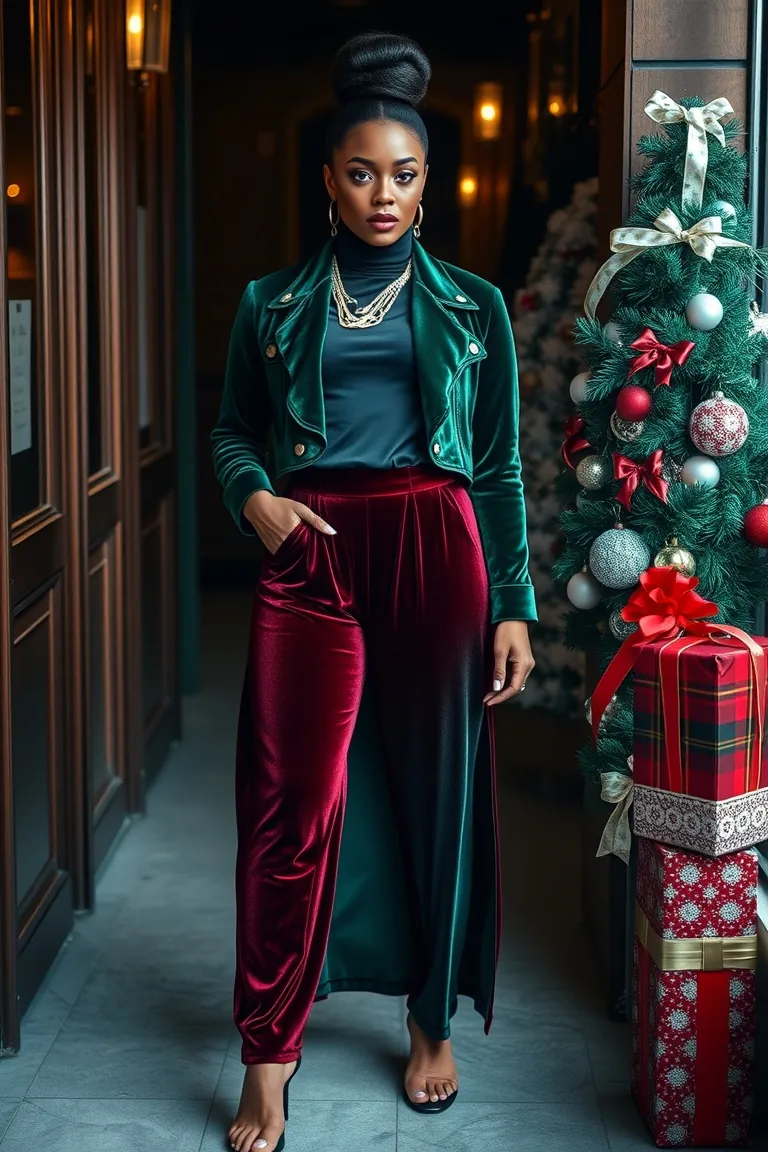 4. Velvet Vixen: Embrace the Luxe