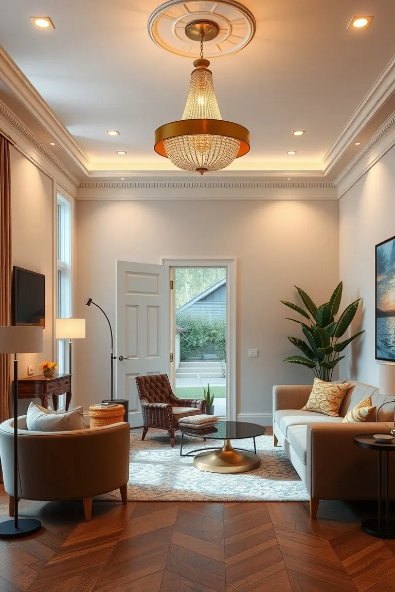 3. Statement Lighting for Elevated Ambiance