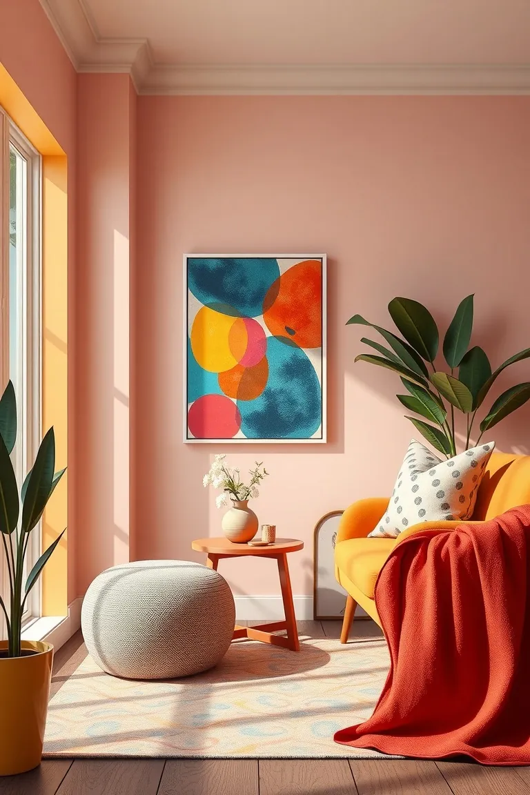 6. Color Pop Corners
