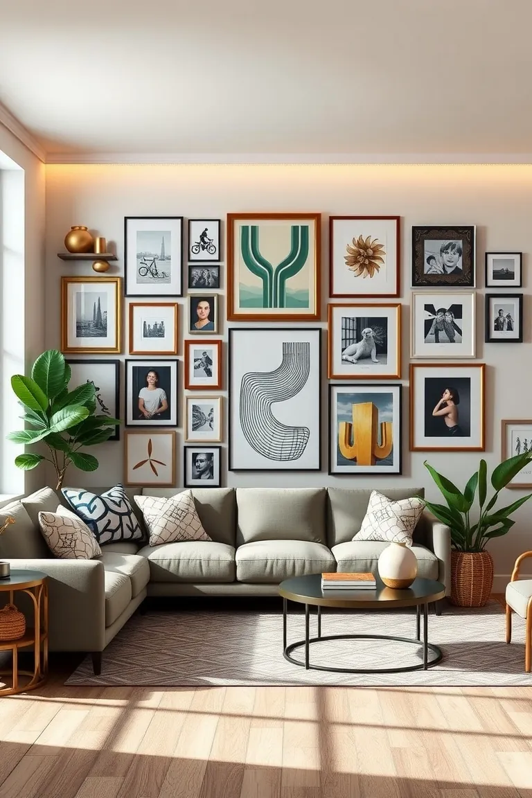 4. "Gallery Wall Grandeur"