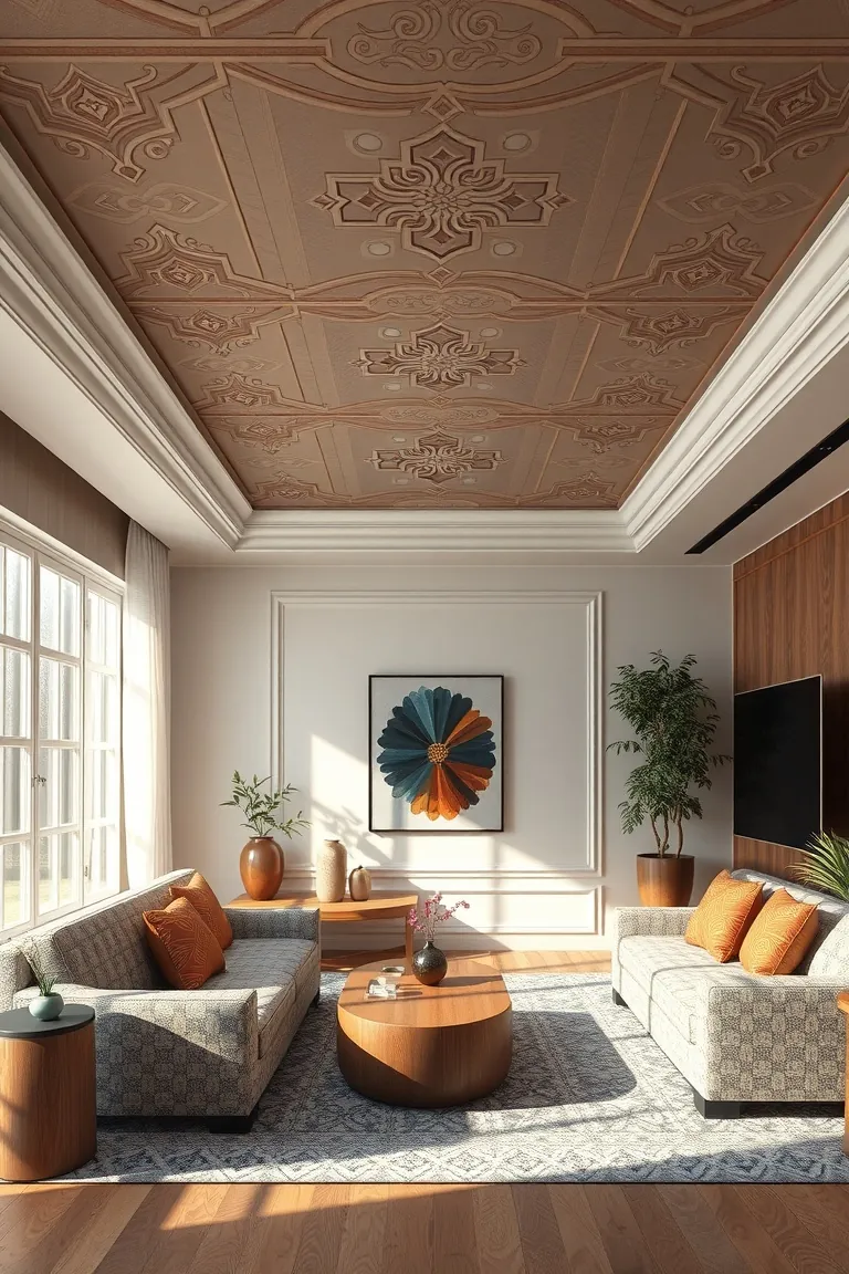 4. Artful Ceilings