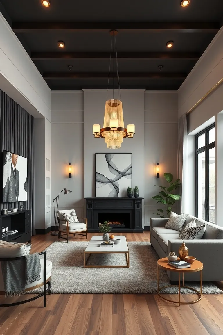 3. Statement Lighting Masterpiece