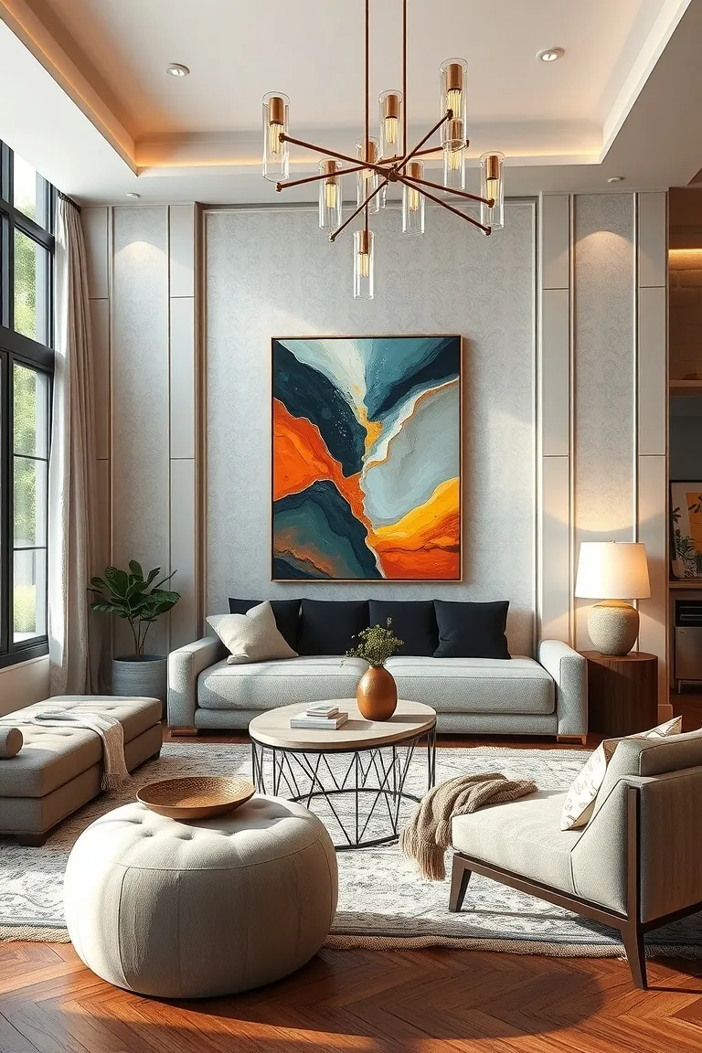 6. Artful Elegance on Display
