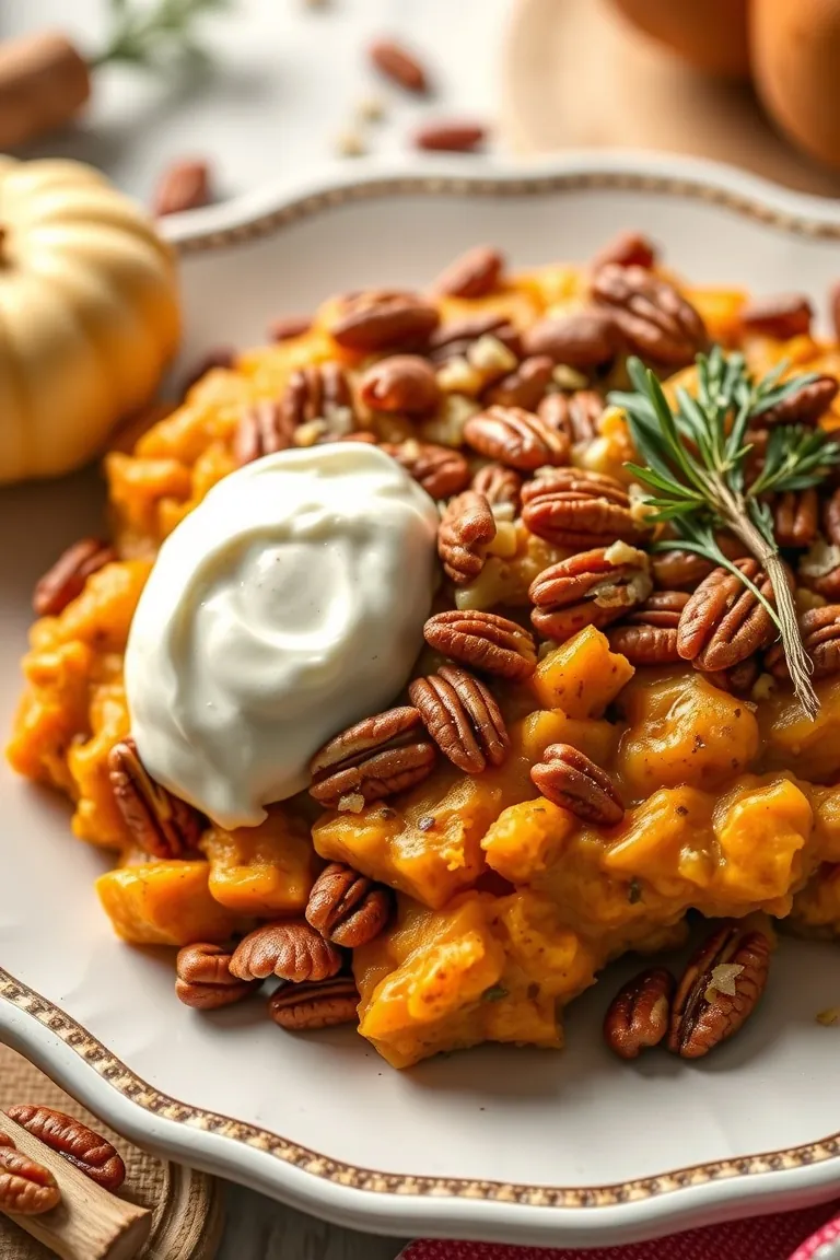 6. Maple-Pecan Sweet Potato Casserole Extravaganza