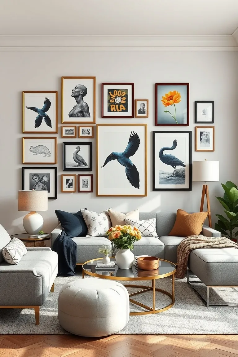 3. Artistic Wall Galleries