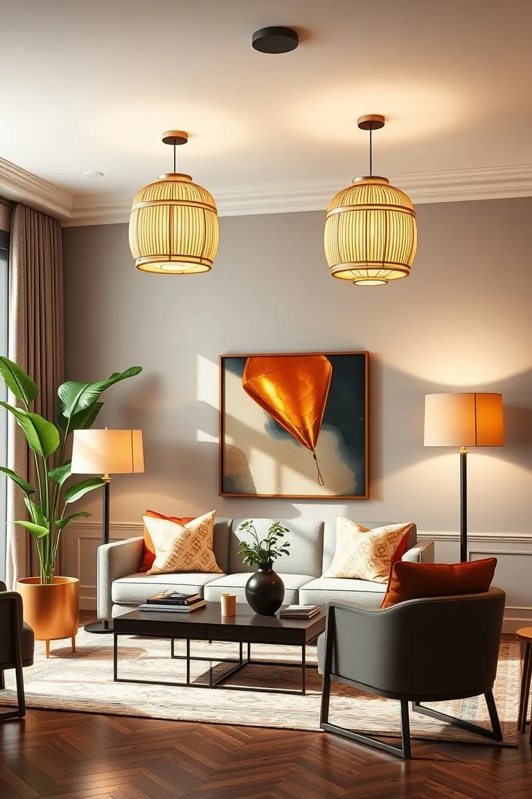 5. Double Trouble with Statement Lighting