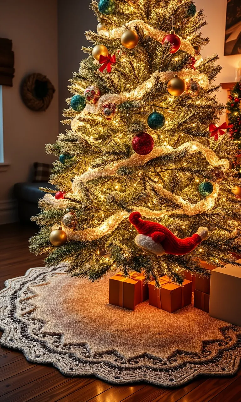 5. Twinkling Tree Skirts