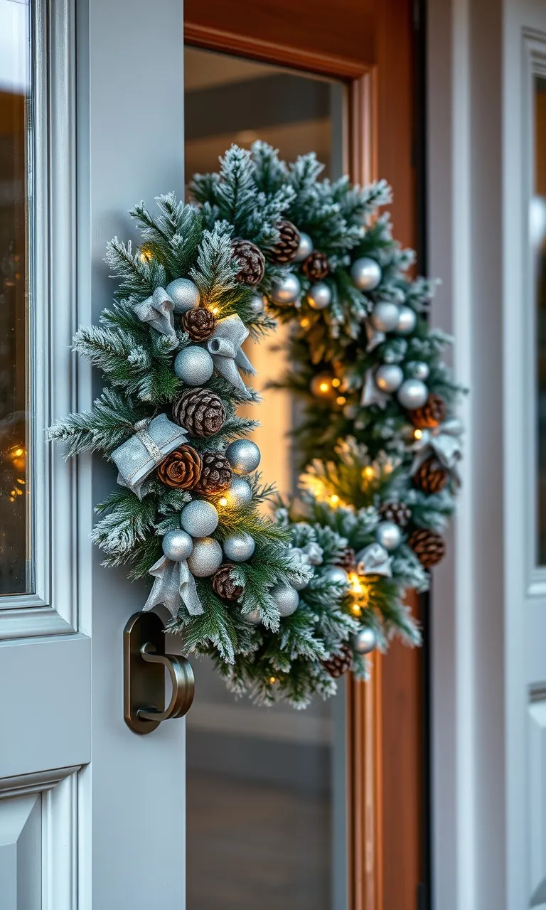 6. Winter Wonderland Wreaths