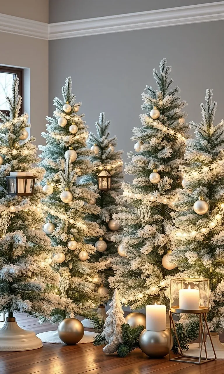 5. Frosted Forest Accents