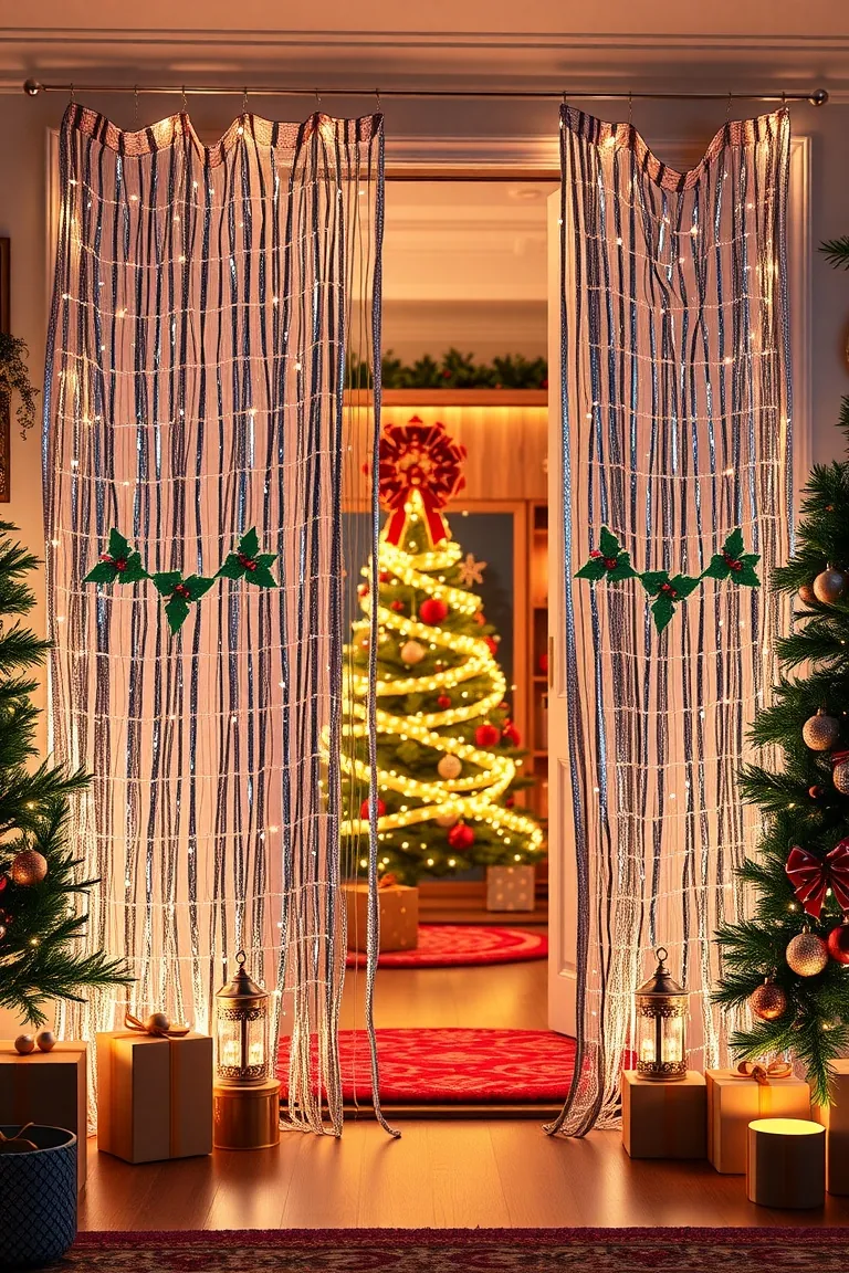 2. Twinkling Tinsel Magic