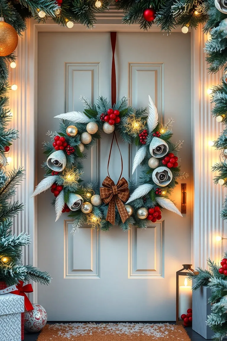 6. Whimsical Winter Wonderland Wreaths