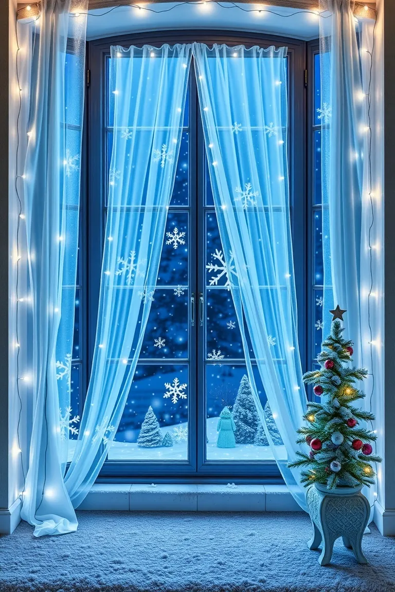5. Whimsical Winter Wonderland Windows