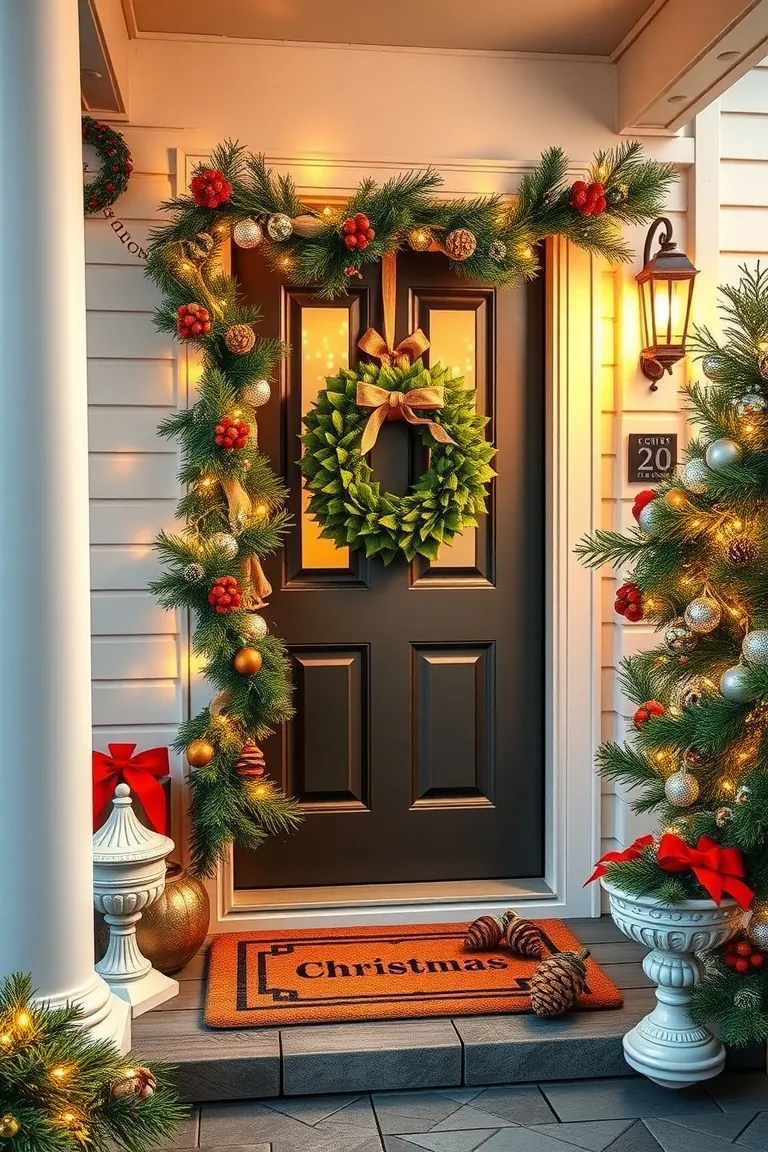 3. Festive Front Porch Flair