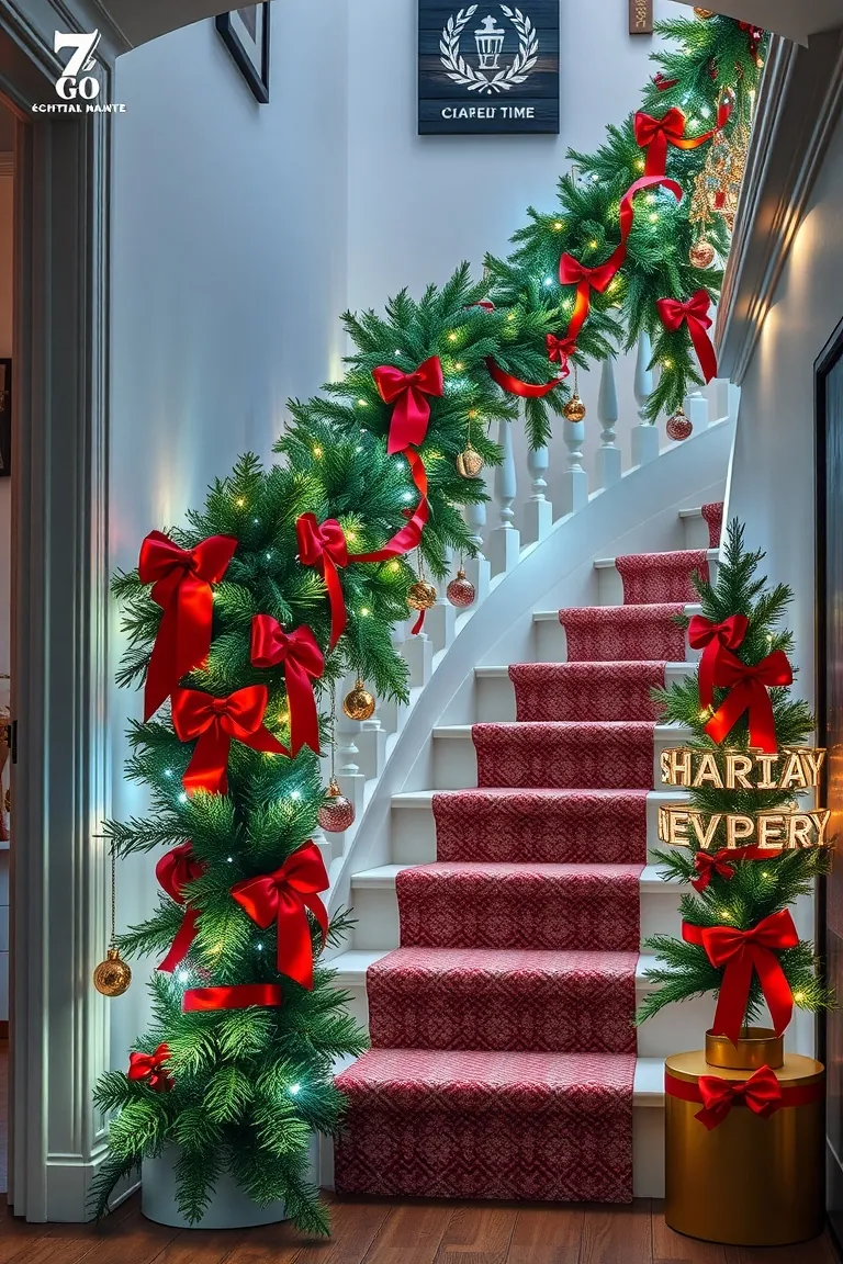 7. Sparkling Staircase Surprise