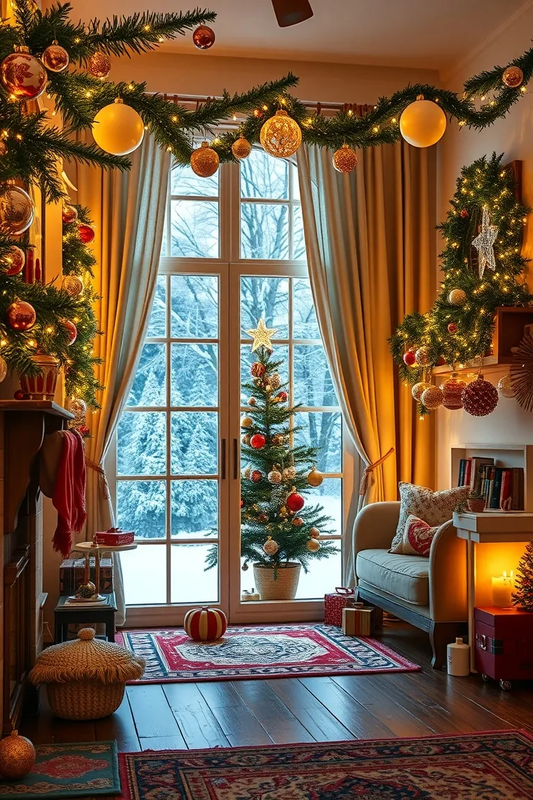 2. Twinkling Treetop Tableaus