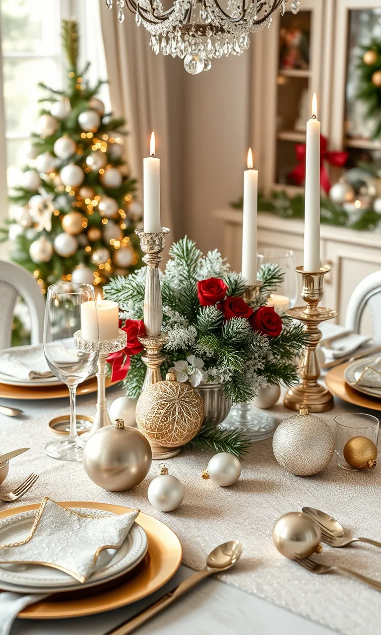 3. Glimmering Tablescape Delight