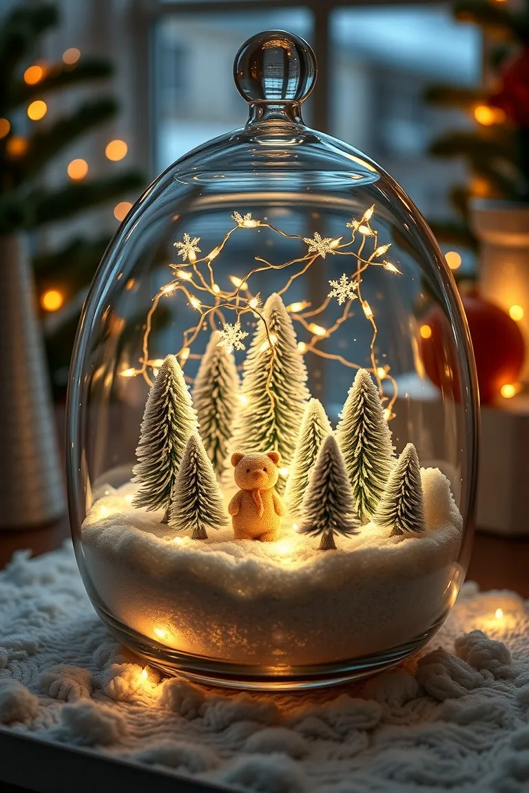 2. Illuminate with Twinkling Terrariums