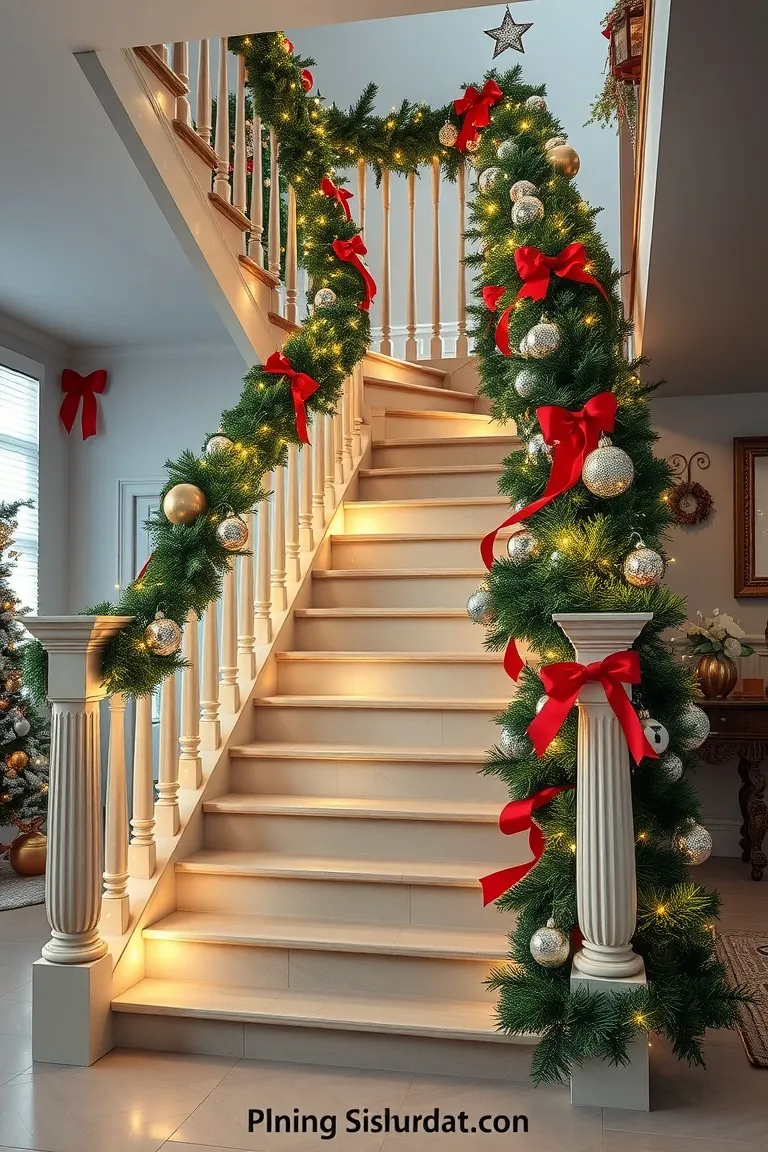 3. Glimmering Stairway to Holiday Heaven