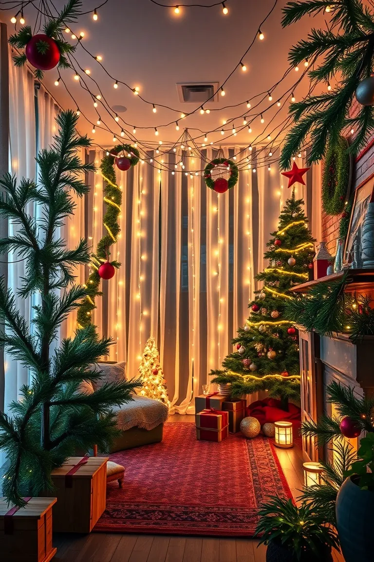 4. Twinkling Fairy Light Forest