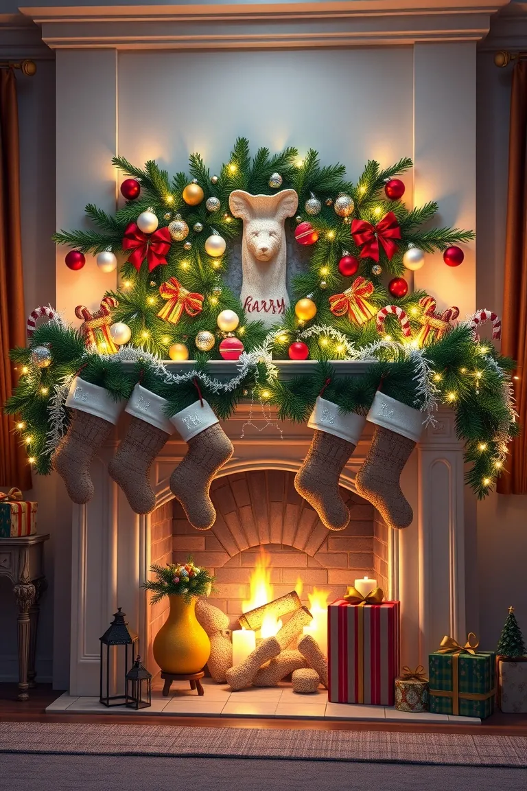 5. Magical Mantel Masterpiece