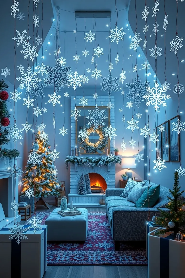 4. Enchanted Snowfall Portal