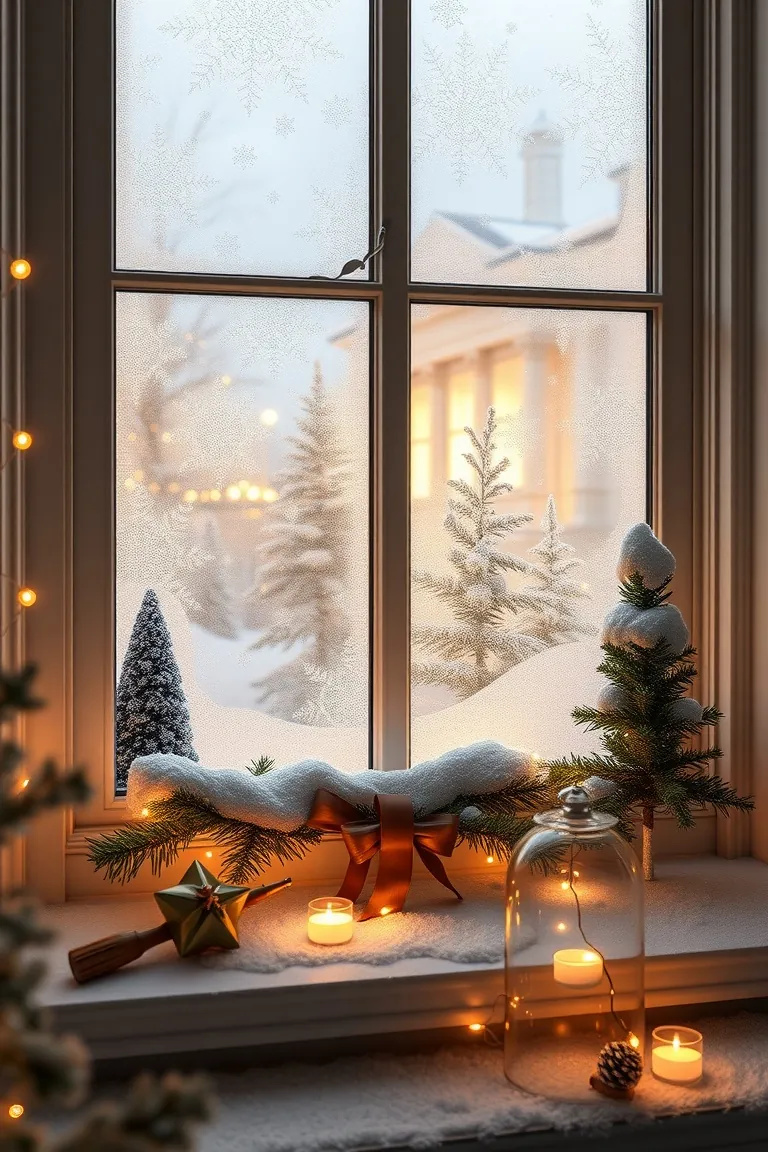 6. Frosted Windowpanes Elegance