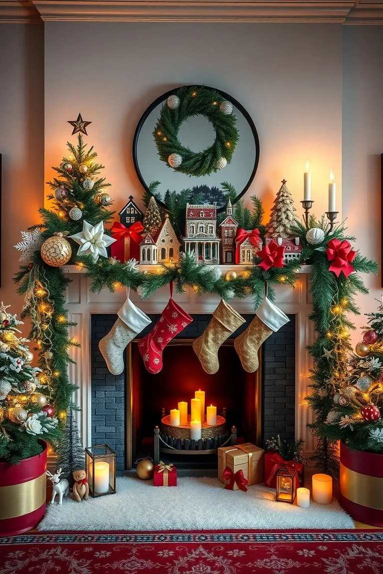 7. Mesmerizing Mantel Masterpiece