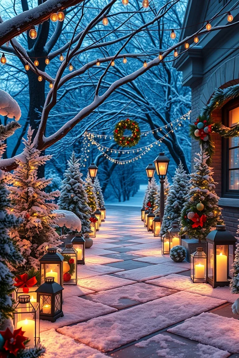 4. Enchanting Candlelit Pathways