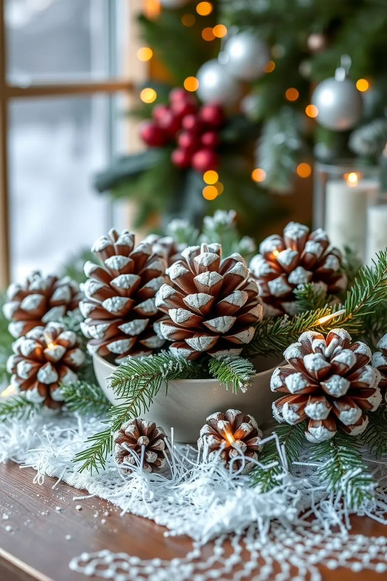 2. Frosted Pinecone Perfection