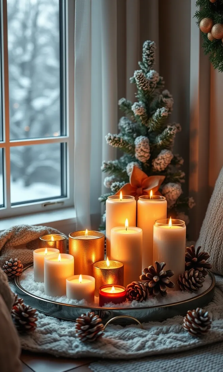 7. Cozy Candlelit Corner