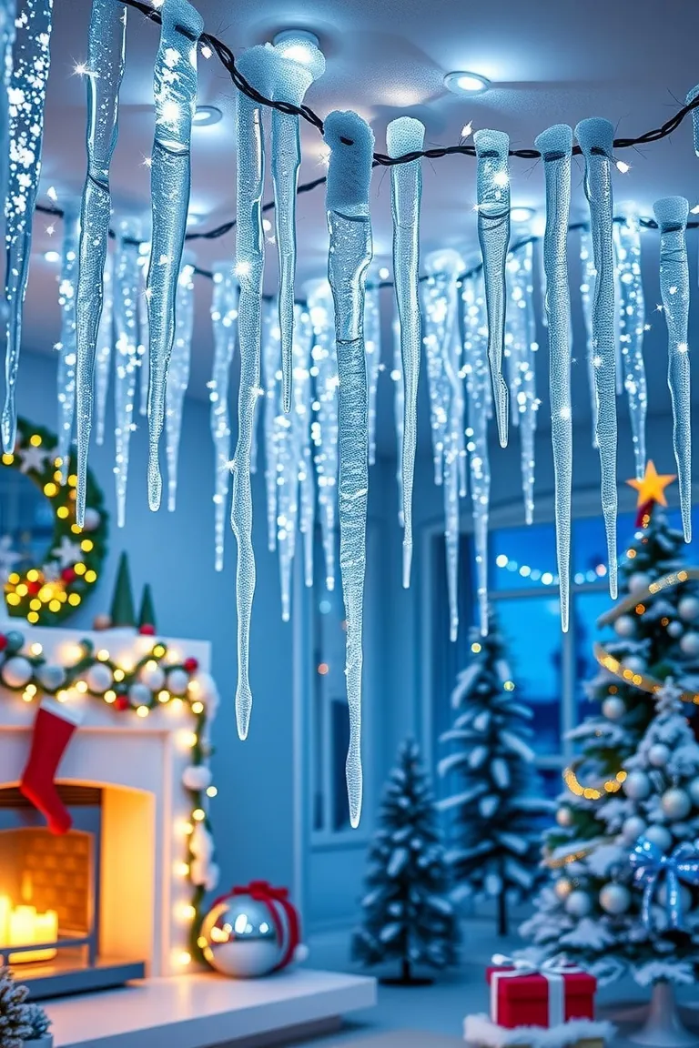 5. Illuminating Icicle Extravaganza